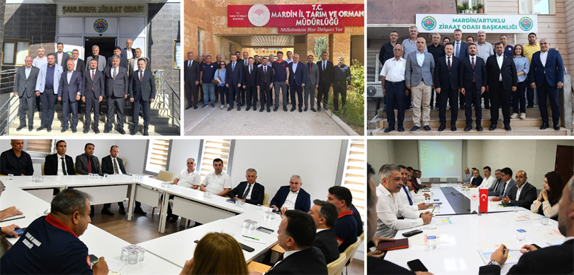 Şanlıurfa ve Mardin'de Çiftçi Kayıt Sistemi toplantıları yapıldı